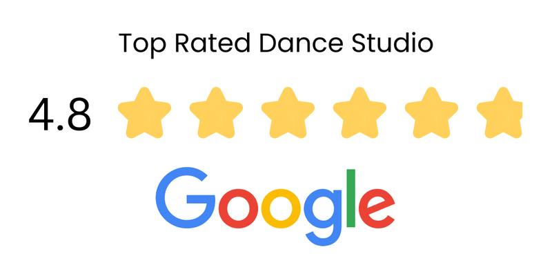 4.8 star rated dance studio on Google