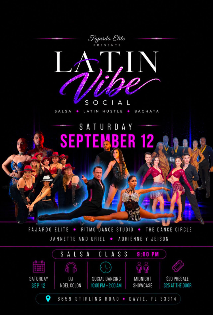 Fajardo Elite Presents Latin Vibe Social - Saturday September 12